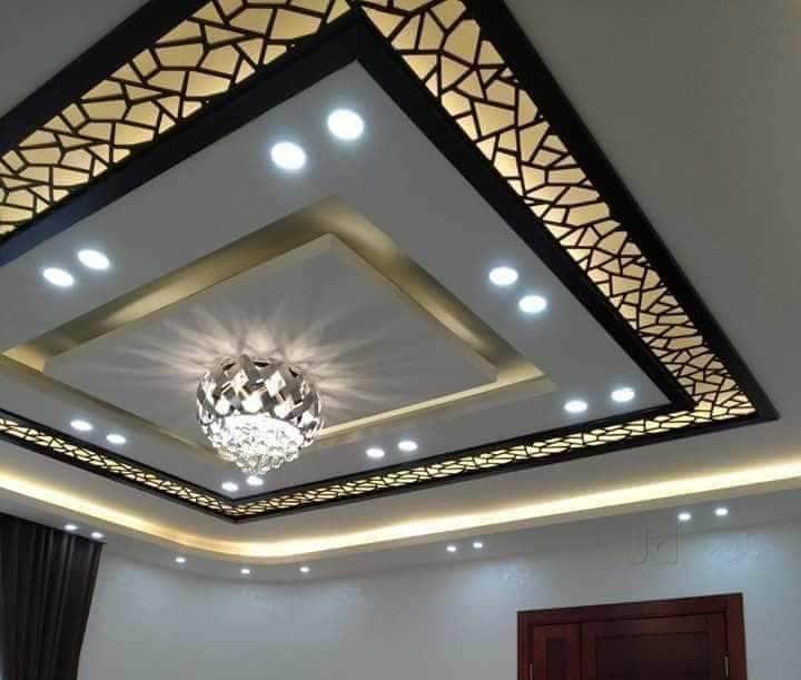 ترکیب کناف و چوب مشبک25
